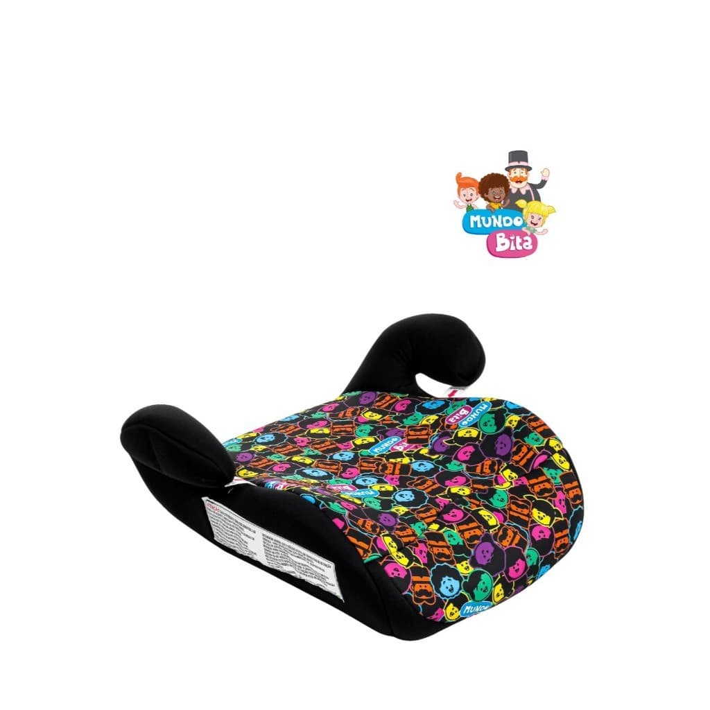 Assento para carro Booster do Mundo Bita lindo e seguro para Crianças