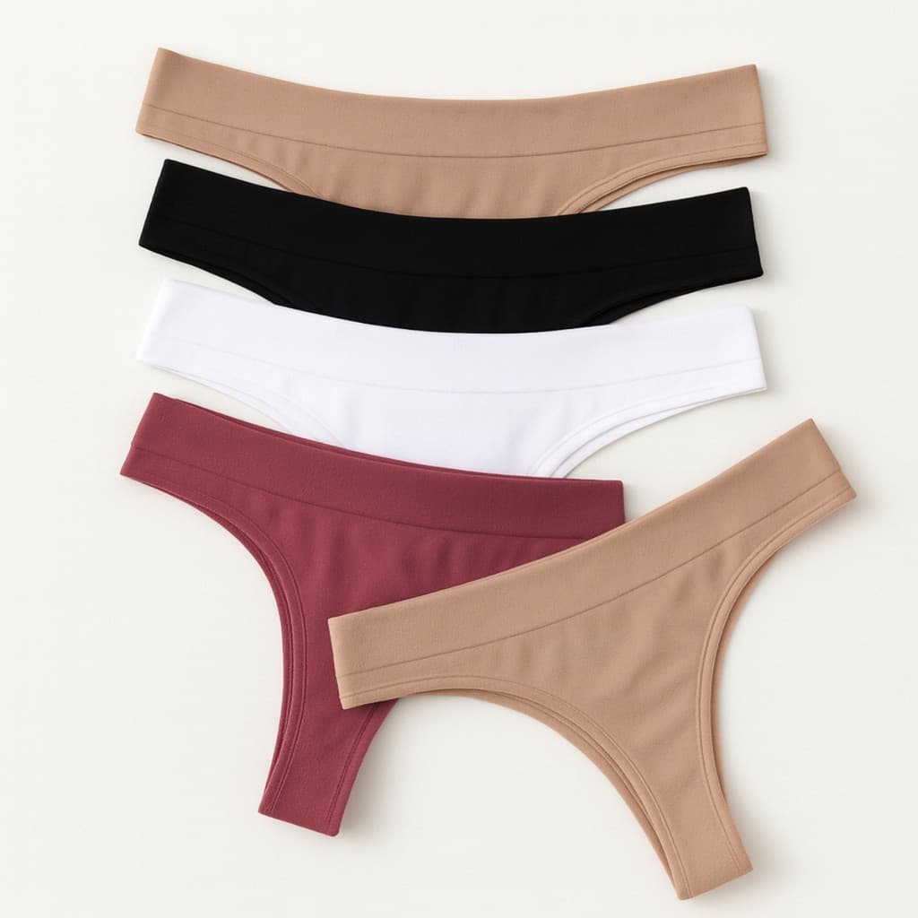 Kit 4 Calcinha Cintura Alta Feminina Fio Dental de Microfibra 5cm Confortável Premium
