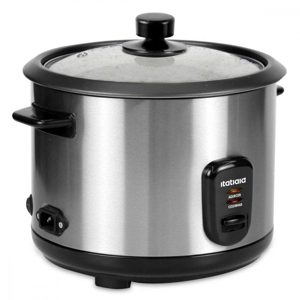 Panela De Arroz Elétrica Itatiaia Midi 500w Inox/preto 1,5L 220V