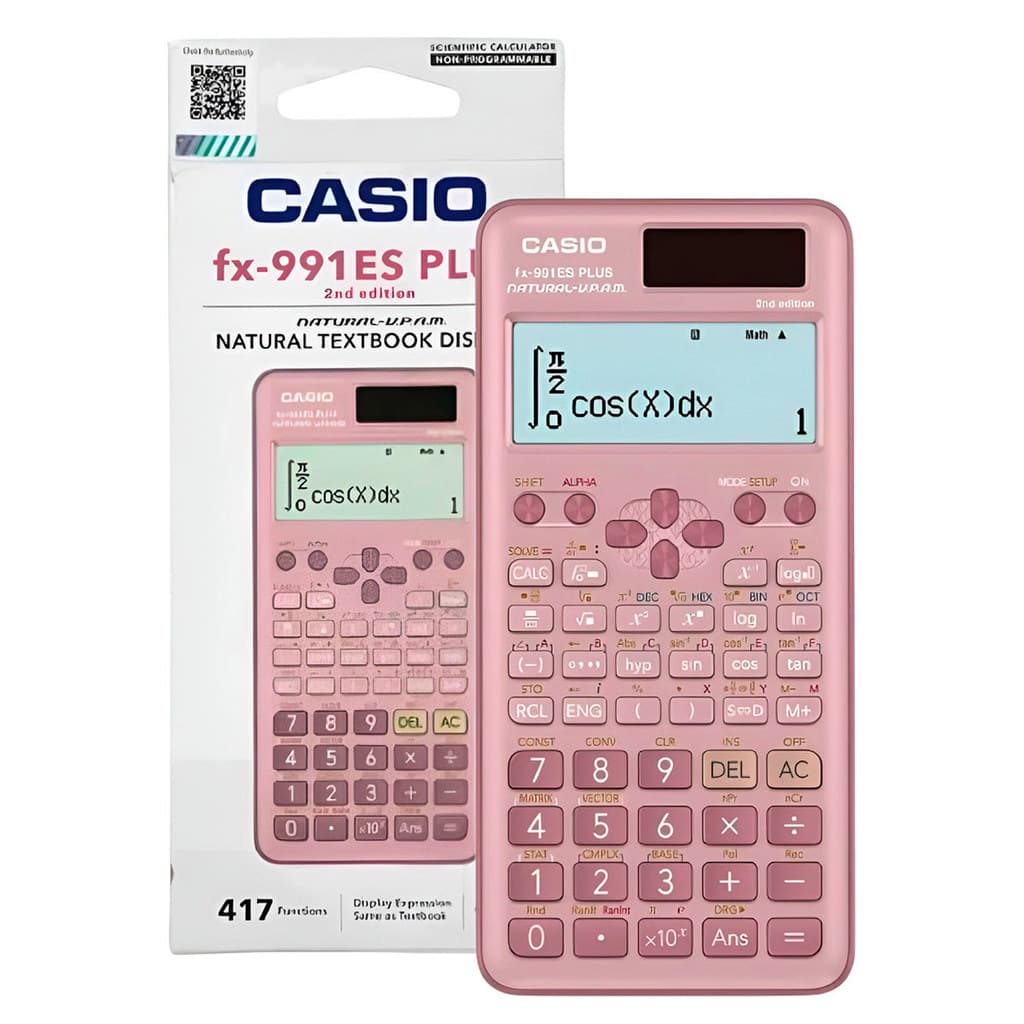 Calculadora Cientifica Fx 991 Es Plus 417 Funções Cor:Rosa