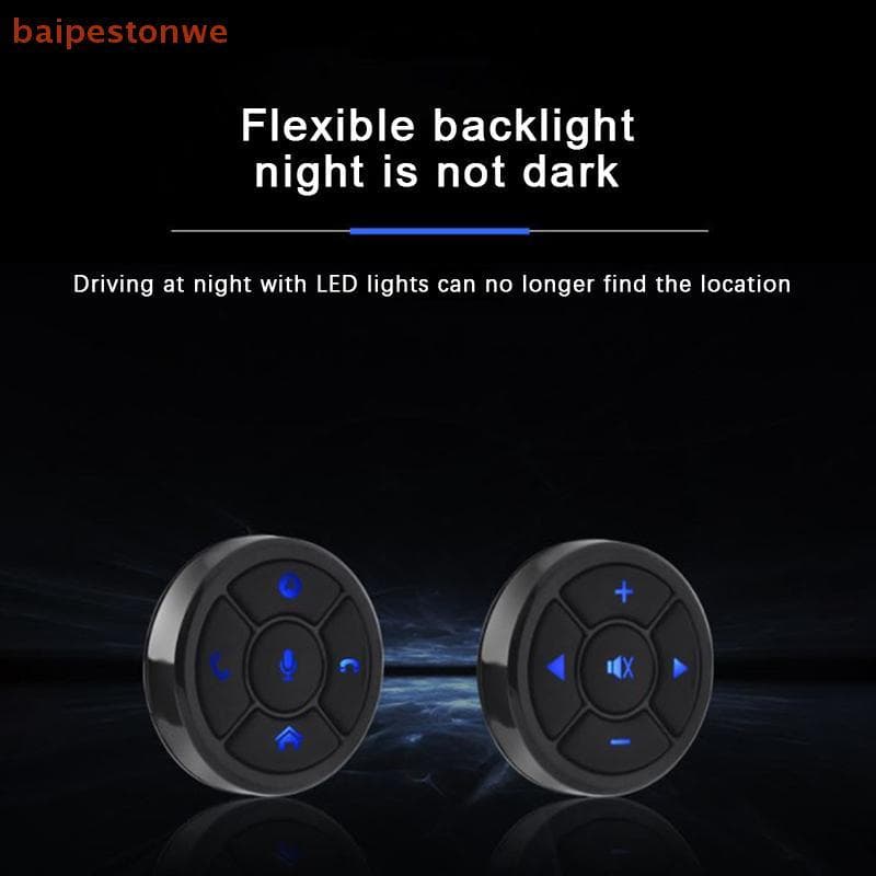 [baipestonwe] Controle Remoto Universal Para Volante De Carro , 10 Teclas , Música , Sem Fio , DVD , Navegação GPS , Rád