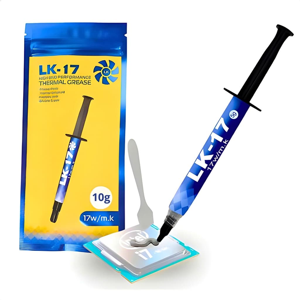 Pasta Termica Seringa 10g Thermal Grease LK-17 17w/mk Alta Performance Cinza