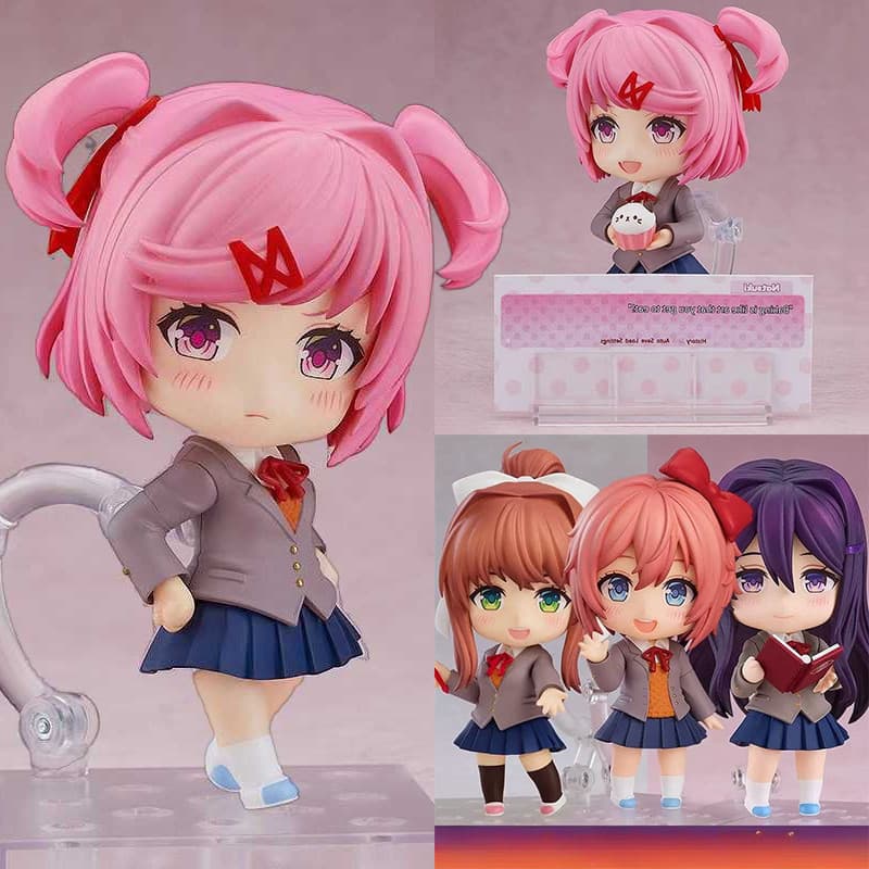 Figura De Ação Natsuki Doki Clube De Literatura ! Nendoroid Yuri Sayori Monika Action Figure 1817 Modelo Decoração Anime