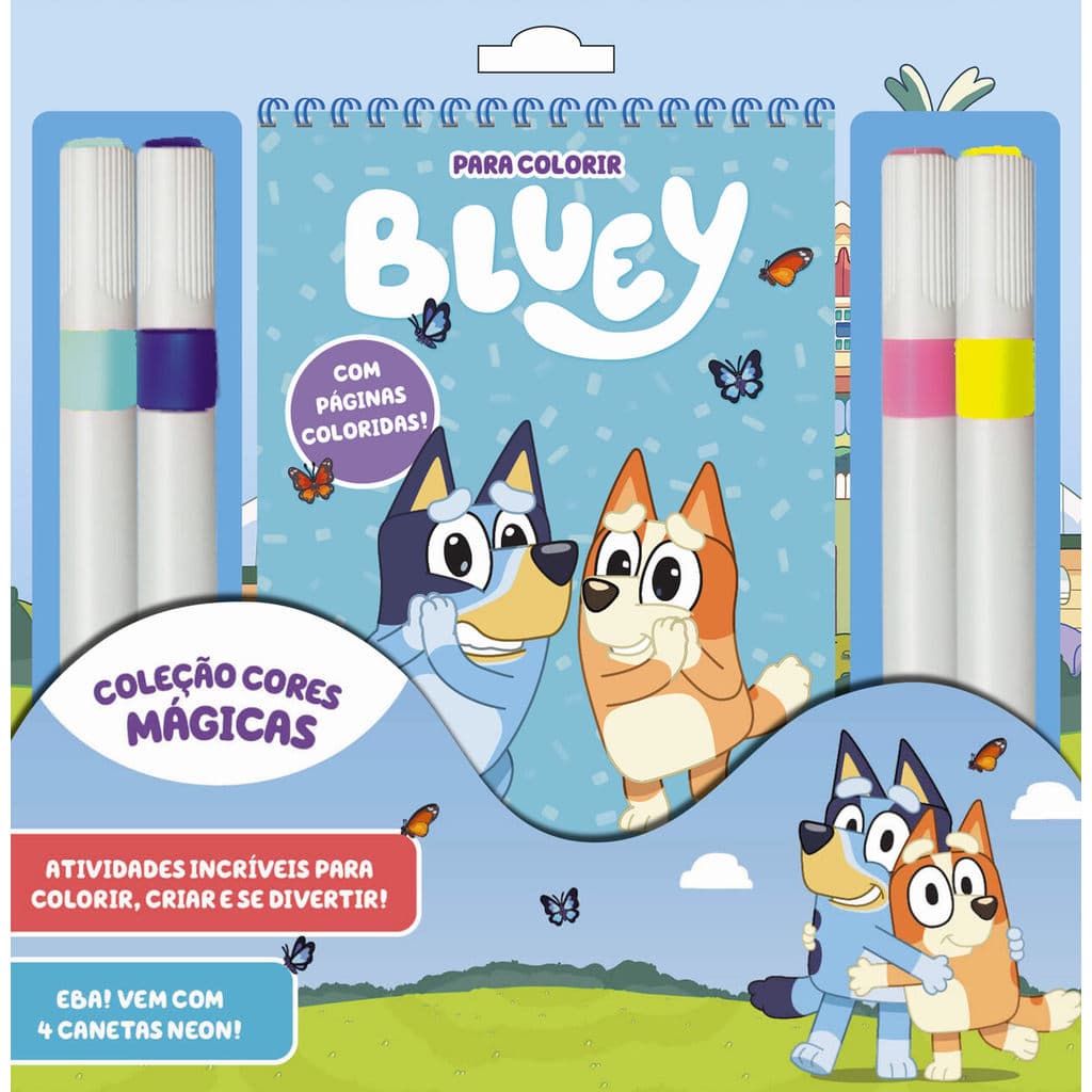 Coleção Cores Mágicas - Bluey