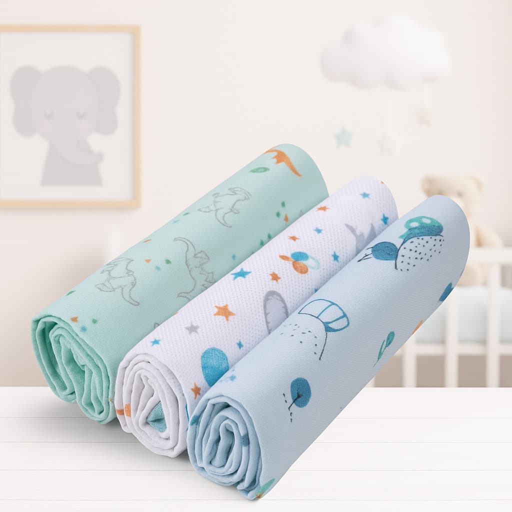 Cueiro Manta Flanelado 100x80cm e 80X80 bebê kit com 3 unidades Enxoval Menina Menino