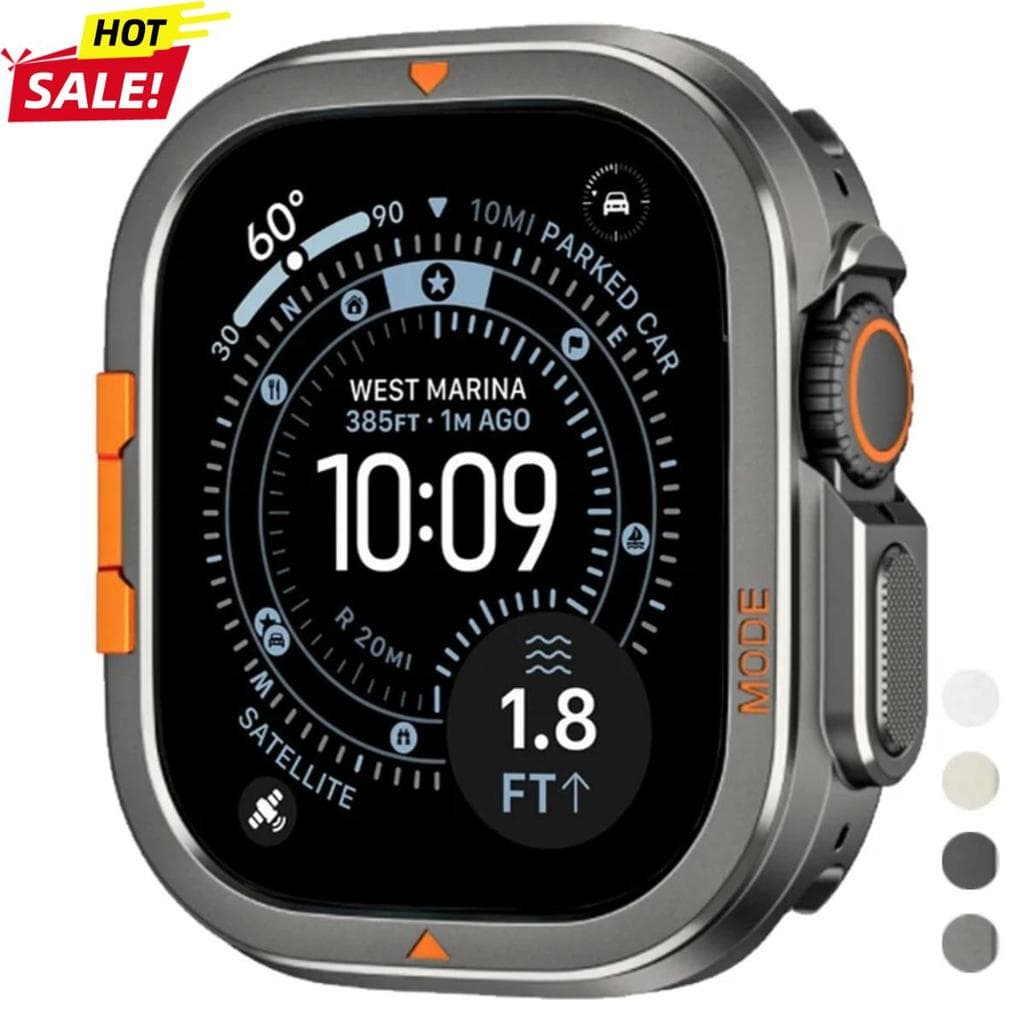 Capa Luxuosa De Aço Inoxidável Para Apple Watch Ultra 3 2 1 49MM S11 46mm iwatch Série 11 10 46mm 49MM