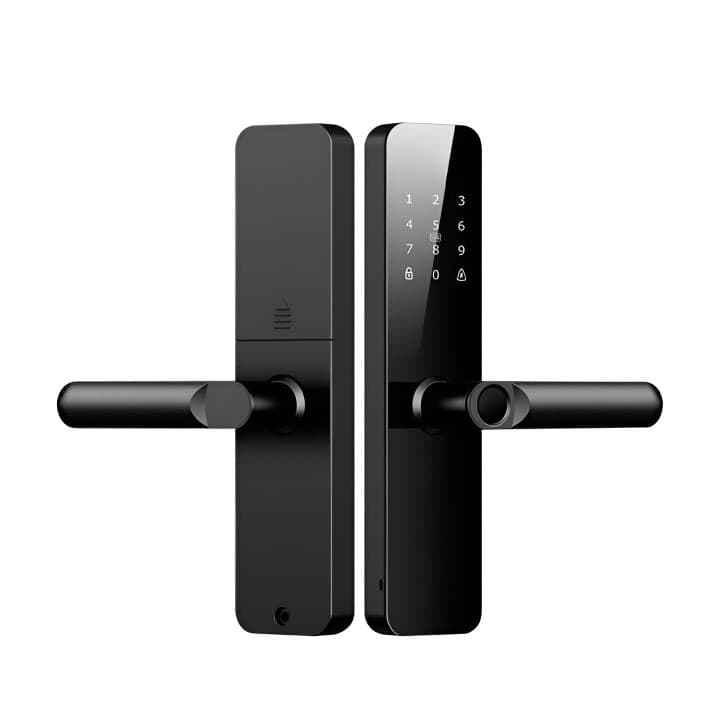 Fechadura Eletrônica Inteligente 6 em 1 com Abertura por Biometria Senha Touch App Tag RFID Chave e Senha Temporária