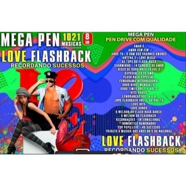 1021 Músicas Love Flashback Recordando Sucessos + brinde especial incluso!