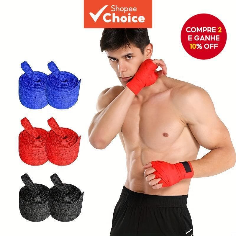 1 Peça De Envoltório De Pulso Absorvente De Suor Para Muay Thai E Sanda Fighting