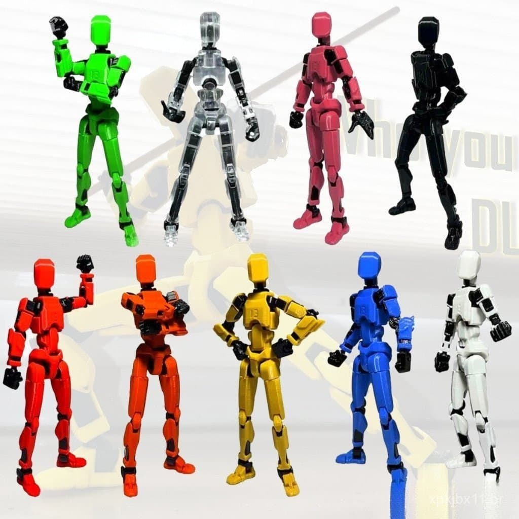 Figura de Ação Titan Robot Impressa em 3D com Articulação Completa para Animação Stop Motion 13 Figura de Ação Dummy BVE