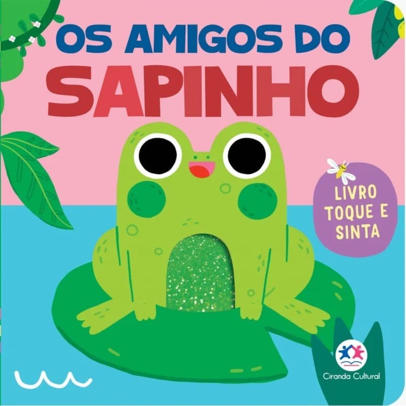 Livro Cartonado Toque e Sinta - Os Amigos do Sapinho