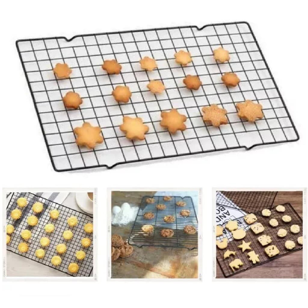 Kit 2 Grade Para Resfriar Bolos E Biscoitos Antiaderente Pratico