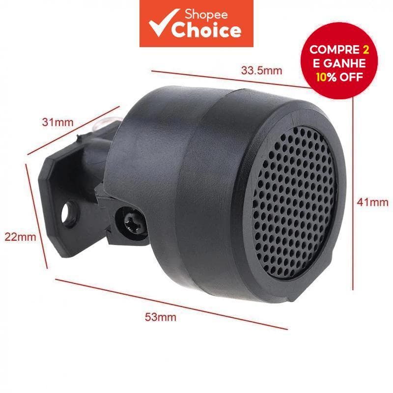 Novo Par de 1 Par de Tweeters Mini Dome 500W - Acessórios de Áudio para Carro de Alta Eficiência 12V