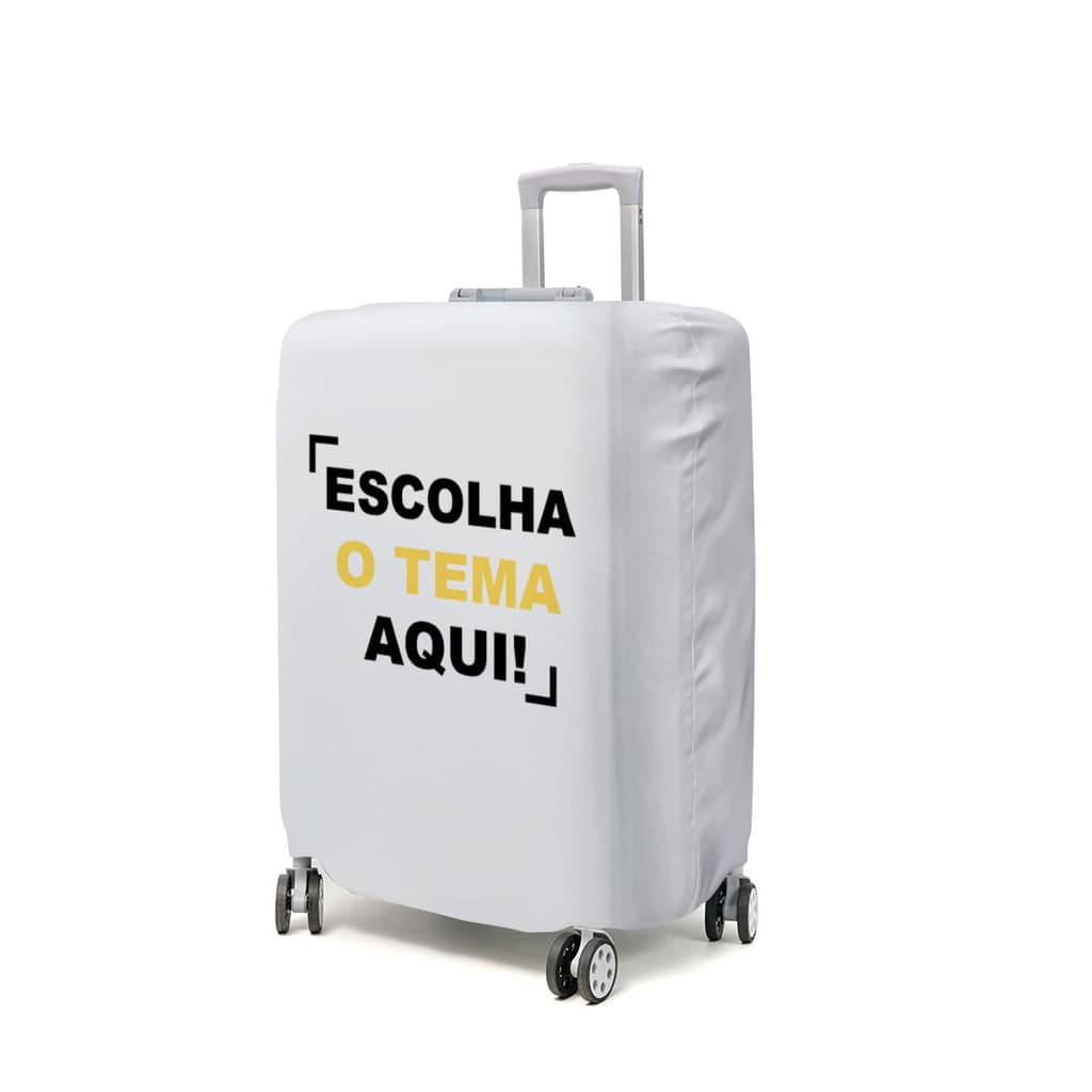 Capa de Mala Viagem Decorativa Escolha Seu Tema Aqui