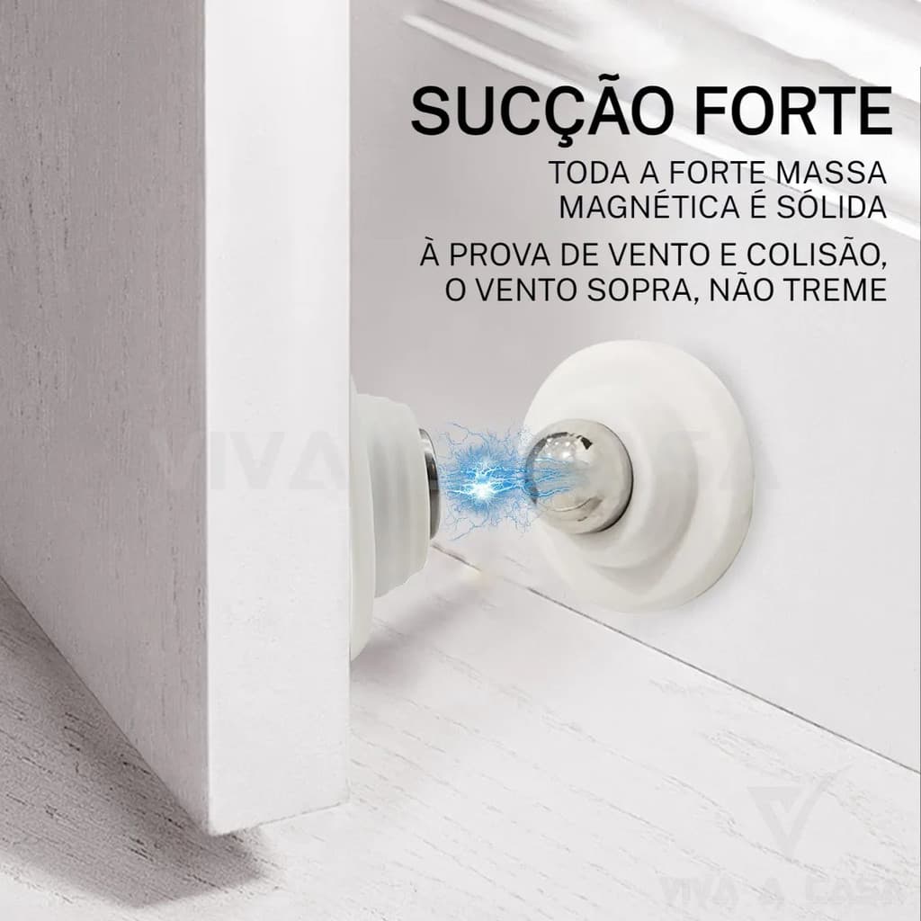 Trava Porta Aparador De Porta Peso De Porta Calço De Porta Fixador Magnético Dupla Face Parafuso Prendedor