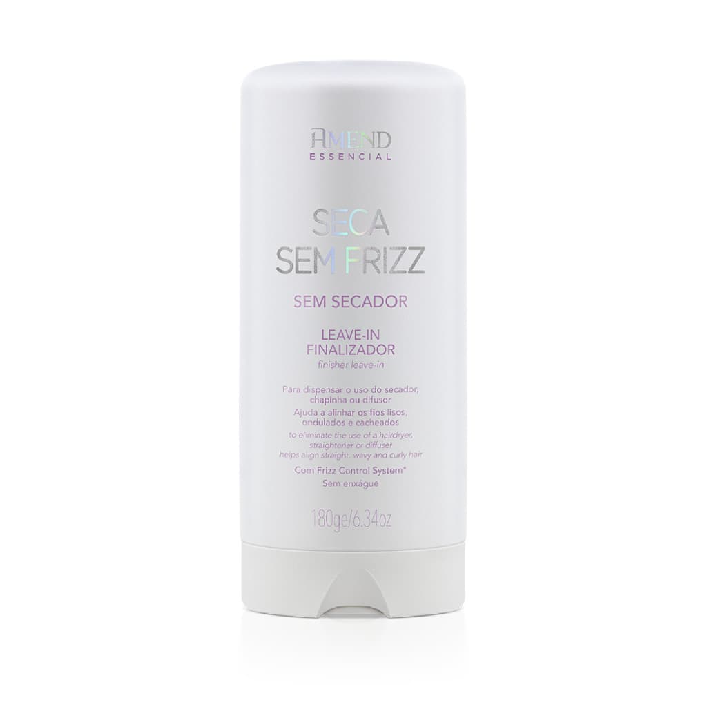 Amend Essencial Seca Sem Frizz Leave-in Finalizador Com 180g