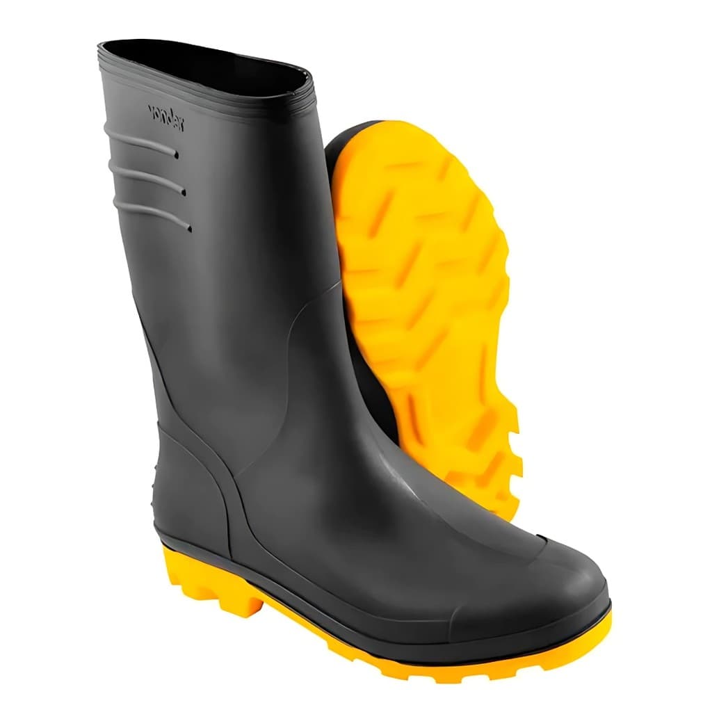Bota PVC Chuva Motociclista Motoqueiro Impermeável Forrado