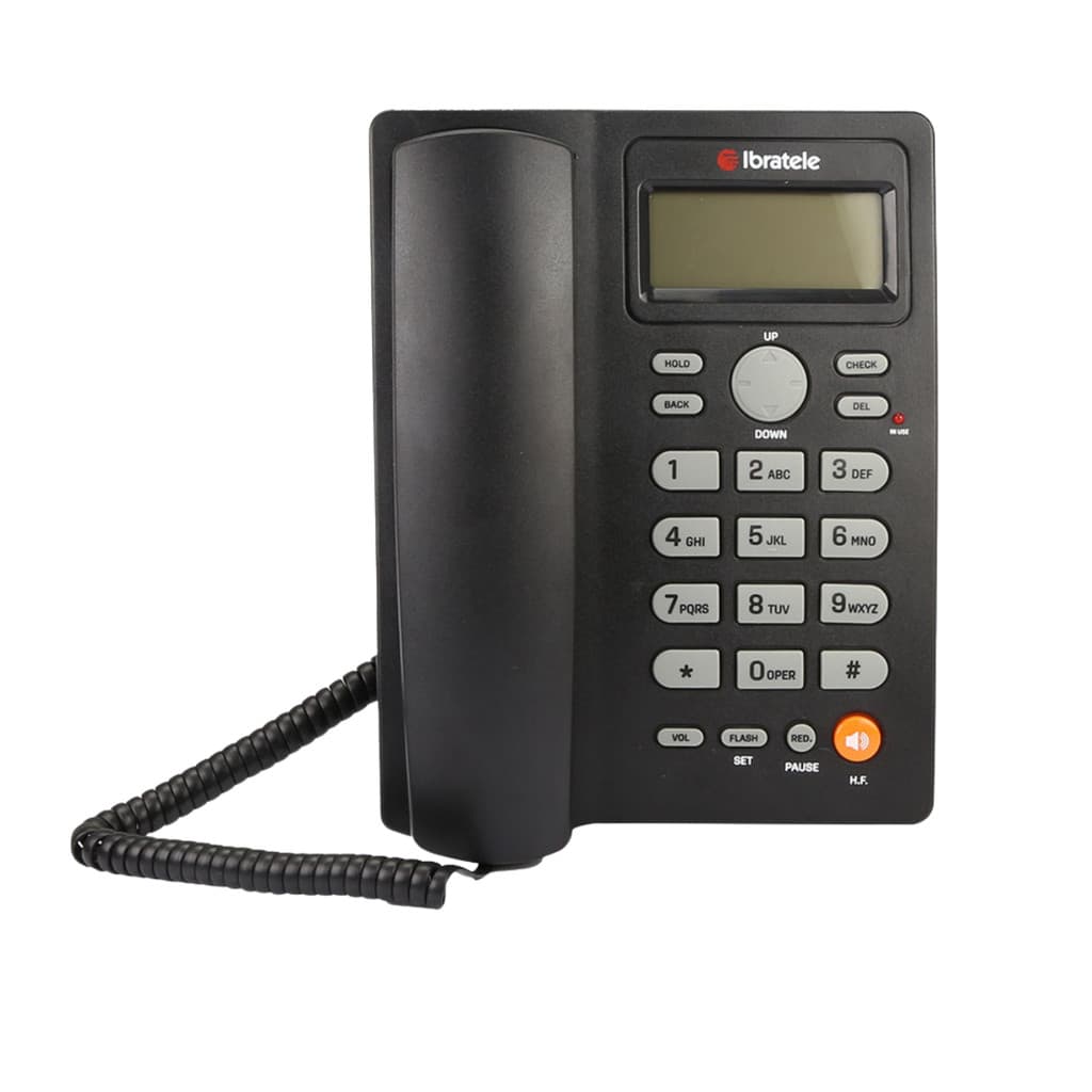 Telefone Comercial Capta STA Preto Com Fio Ibratele