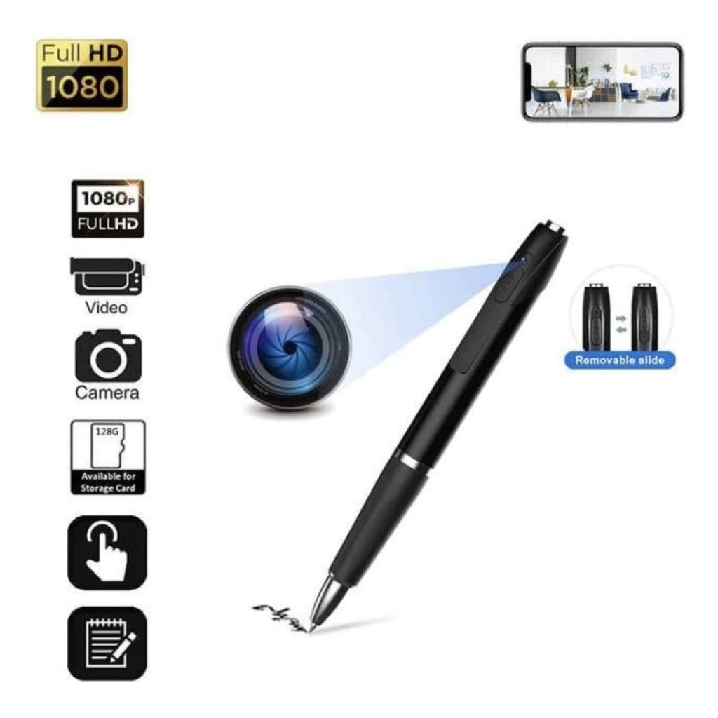 Micro Câmera Espiã Disfarçada Caneta Tira Foto 1080p gravador de vídeo digital dv gravador de voz portá dvr