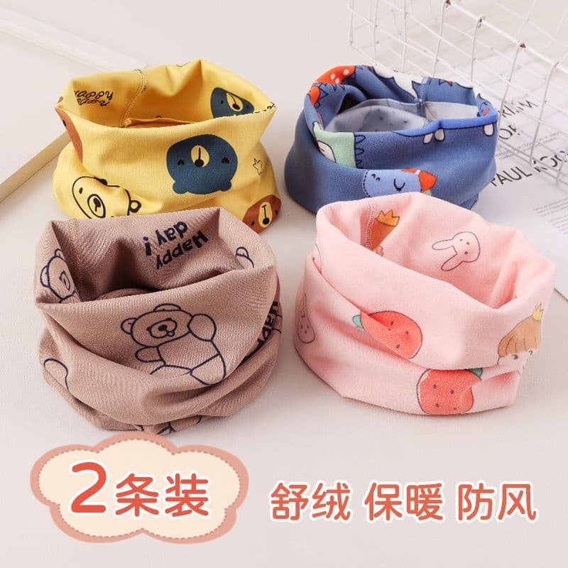 Primavera outono inverno babador infantil gola de lã meninos meninas babador gola cachecol bebê quente gola dupla