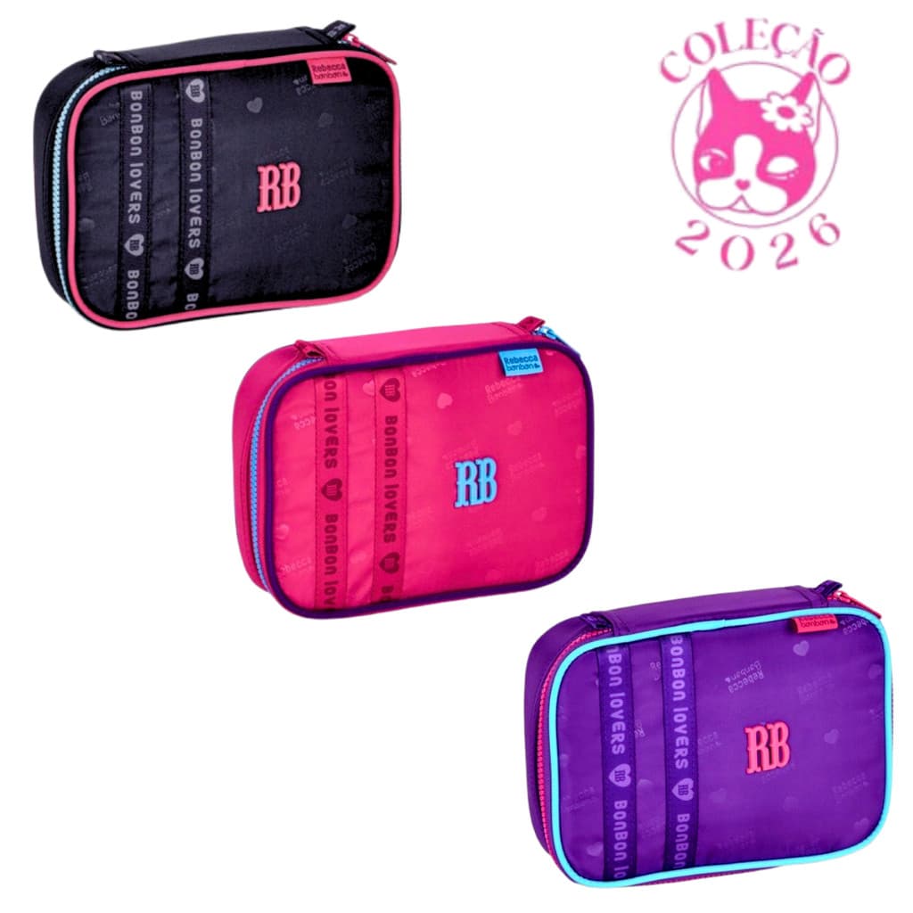 Estojo Box 36 Pens Rebecca Bonbon Urban Mix