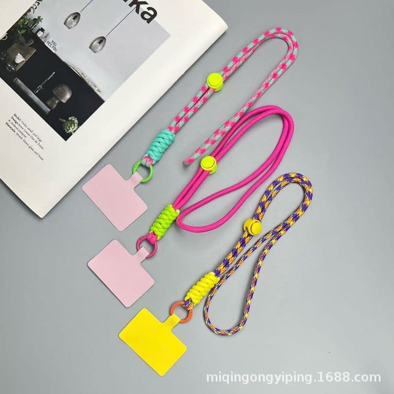 Cordão Suporte Para Celular  Anti-perda  46cm Para Pescoço Modelo Curto