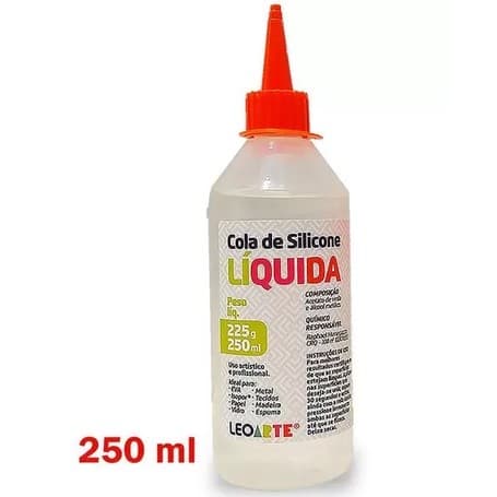 Cola de Silicone Líquida Leoarte 250ml