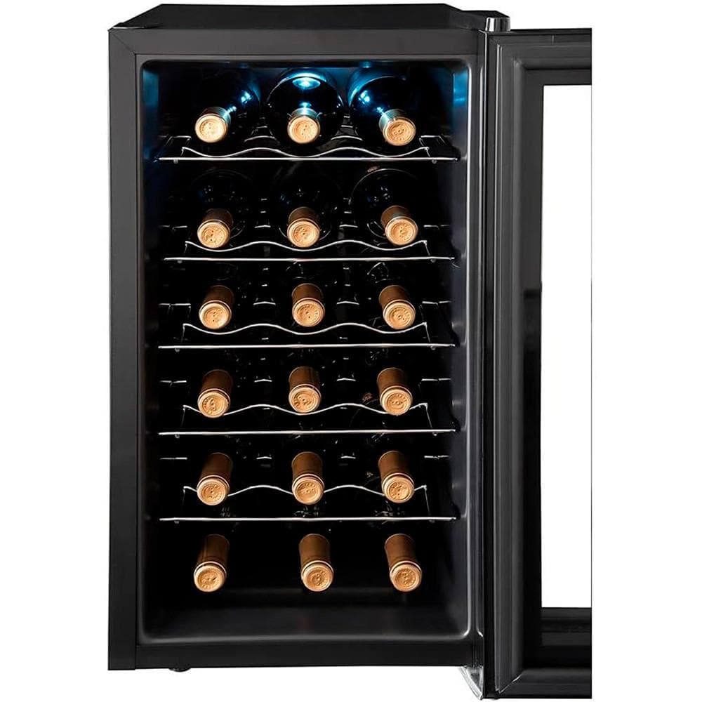 Adega Termoelétrica Suggar Cannes 18 Garrafas Porta Espelhad