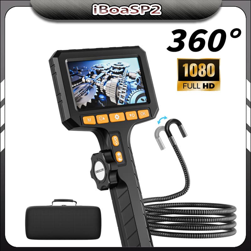 Boroscópio Hd 6mm 4.3 Bidi Direcional Com Iluminação Led