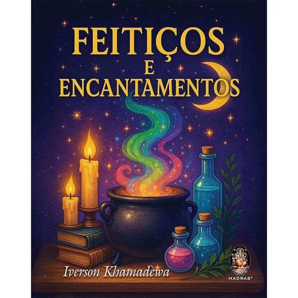 Livro De Feiticos E Encantamentos, Editorial Madras - Bolso