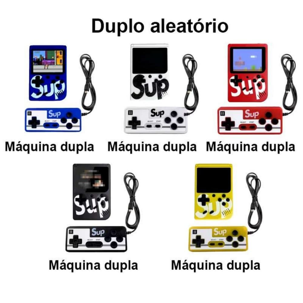 Mini Game Portátil Retro Console Com 400 Jogos Com Controle Envio Imediato Controle Para 2 Pessoas