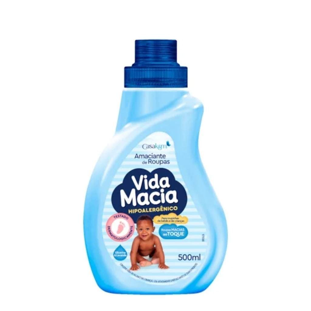 AMACIANTE GLICERINA E LAVANDA 500ML VIDA MACIA