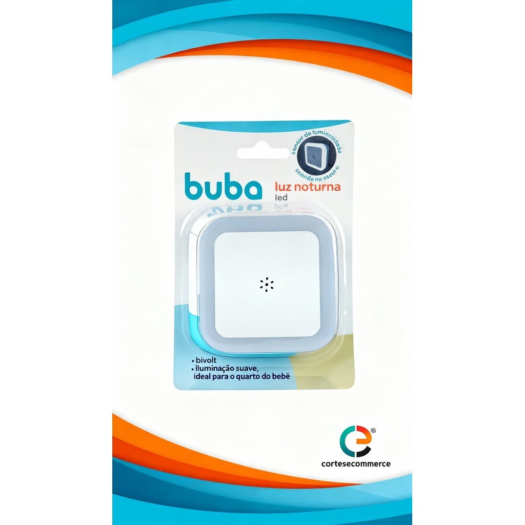 Luminária Led Infantil Com Sensor Automático Buba Para Ver Bebê