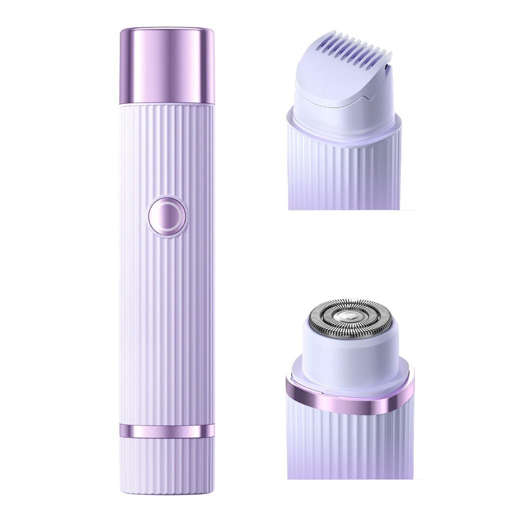 Depilador Removedor de Pelos Facial e Corporal – Sem Fio Recarregável Portátil Indolor