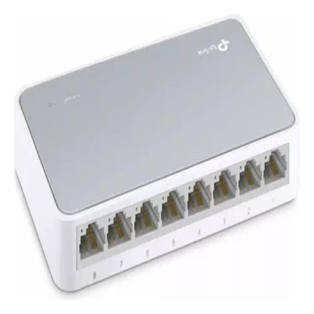 Switch Tp-link Tl-sf1008d 8 Portas Branco