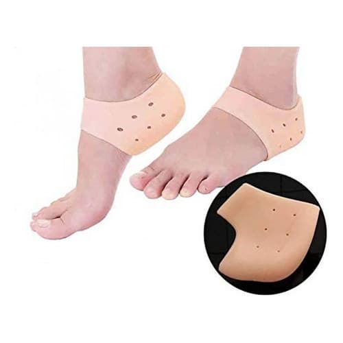 Protetor Calcanhar Meia Silicone Gel Esporão Calos Fissuras
