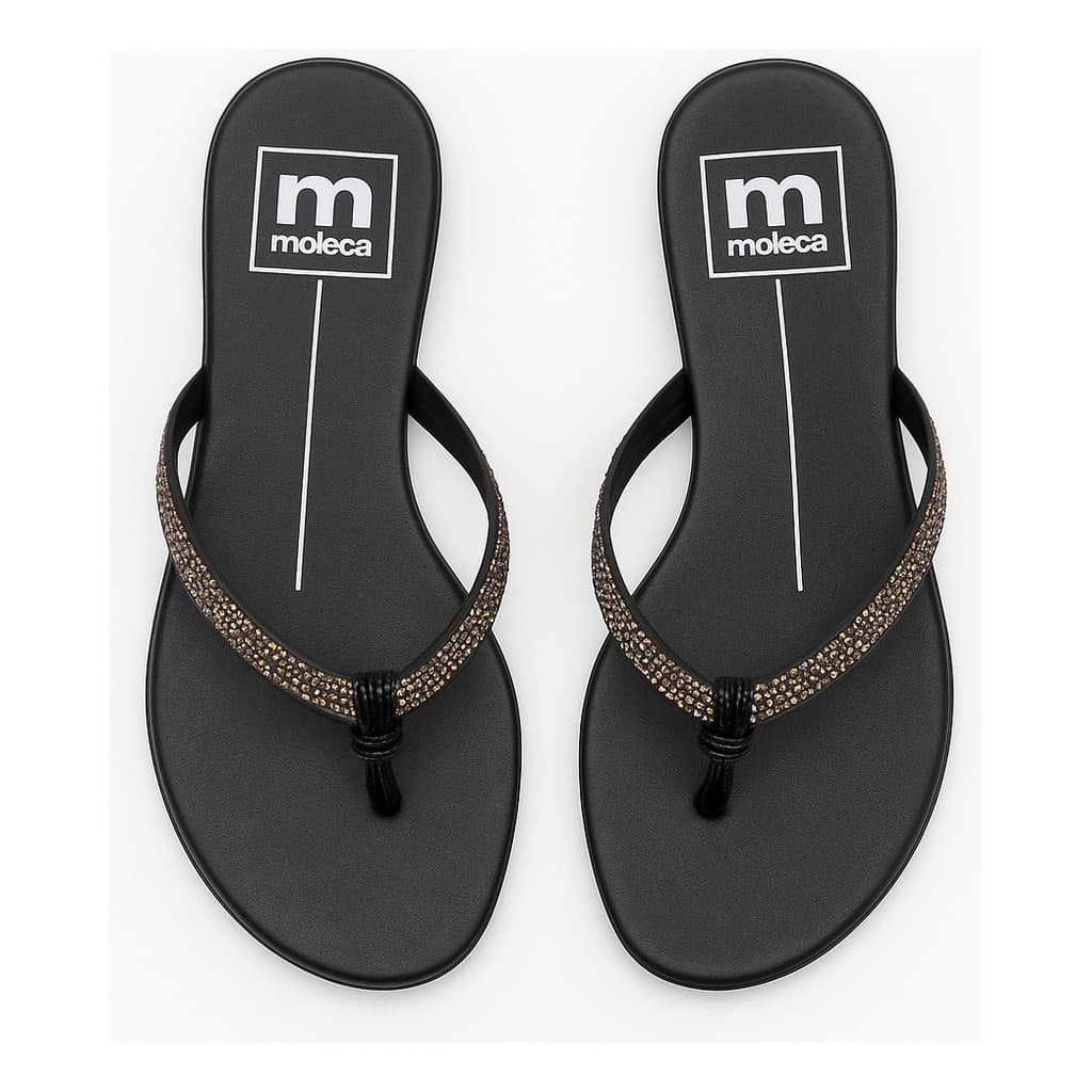 Sandálias Moleca Rasteirinha Feminina