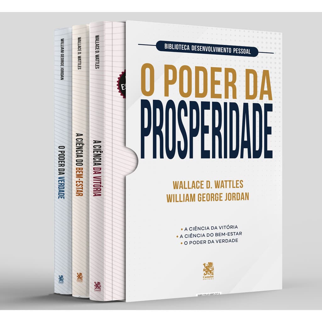 Biblioteca Desenvolvimento Pessoal: O Poder da Prosperidade - Box com 3 Livros