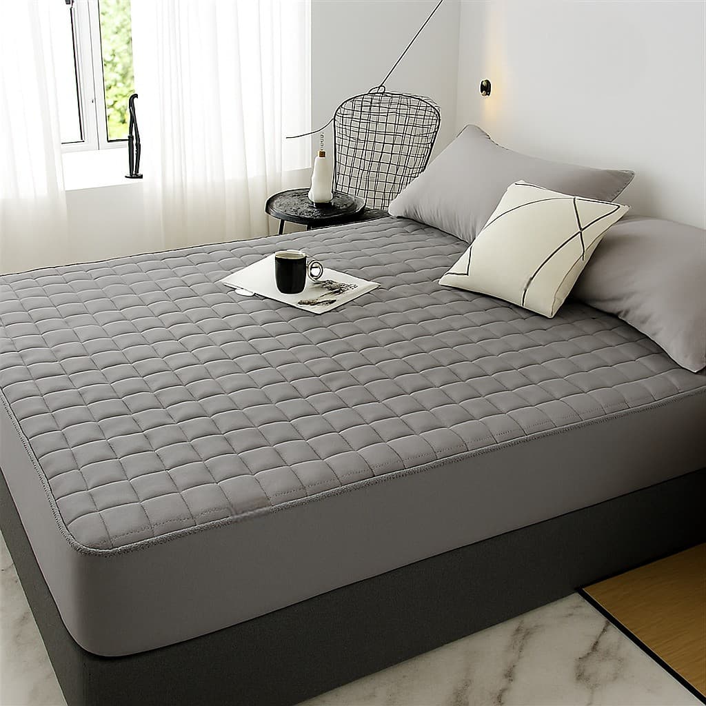 Capa de Colchão Protetor Impermeável Casal Matelado Anti Mofo Fácil de Lavar com Elástico Contra Líquidos