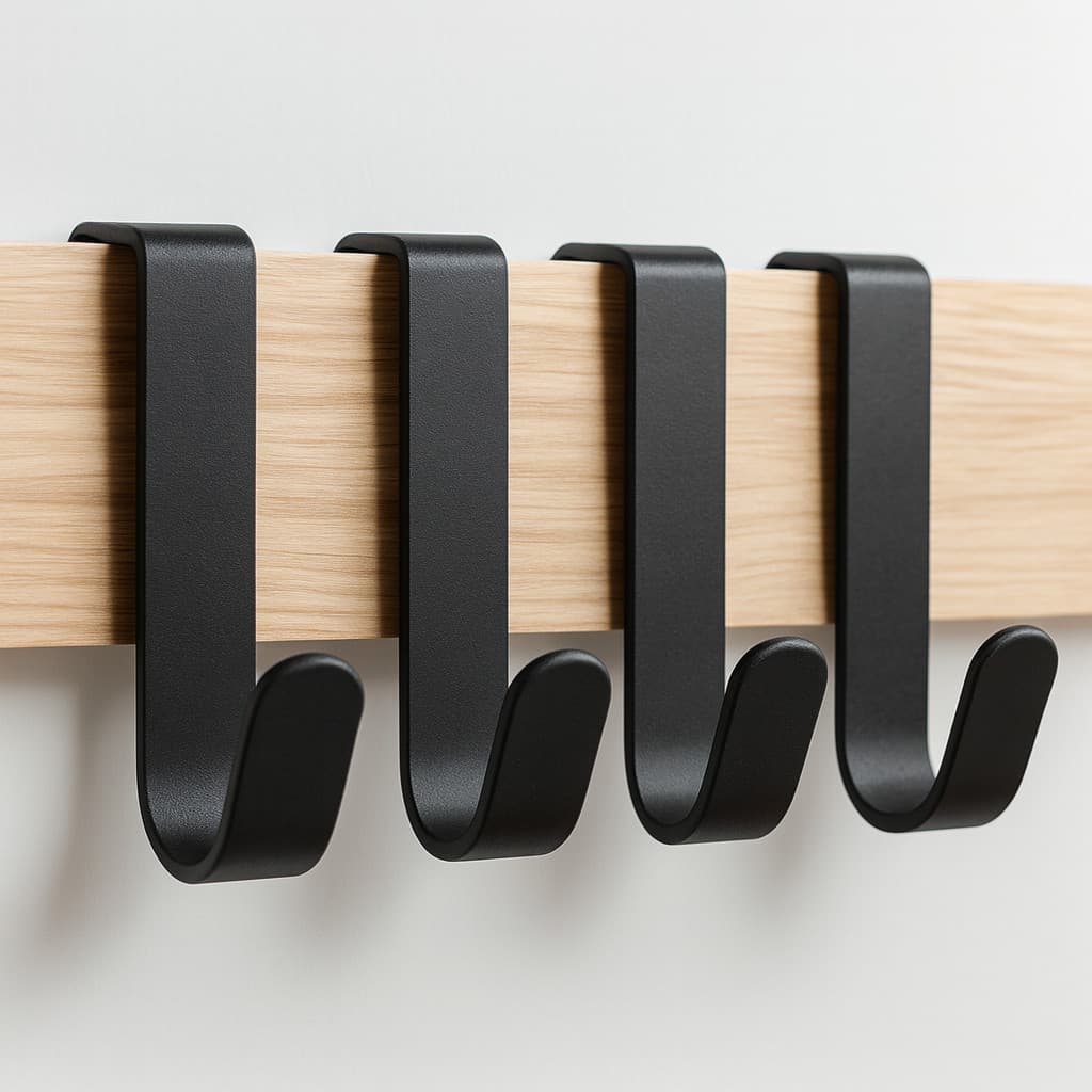 Kit 4 Ganchos De Armários E Gavetas