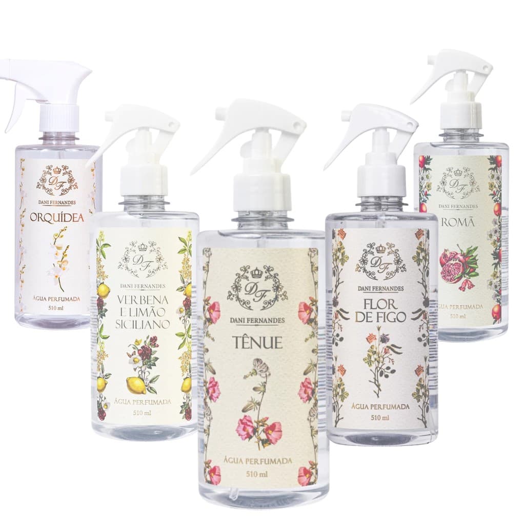 Água perfumada Dani Fernandes Tênue - Flor de Figo Romã Orquídea - Aromatizante Ambientes e Roupas