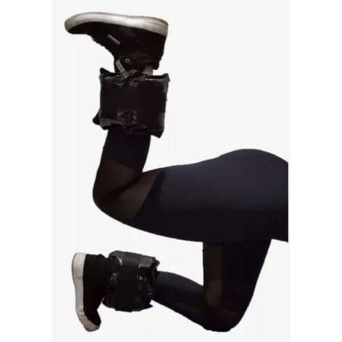 Caneleira Peso Par 500G 1KG 2KG 3KG 4KG 5KG Preta/Rosa Exercício Academia Musculação Fisioterapia