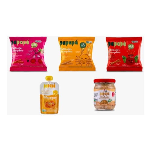 Kit Papinha De Bebe Saudável Natural Orgânica Papapa