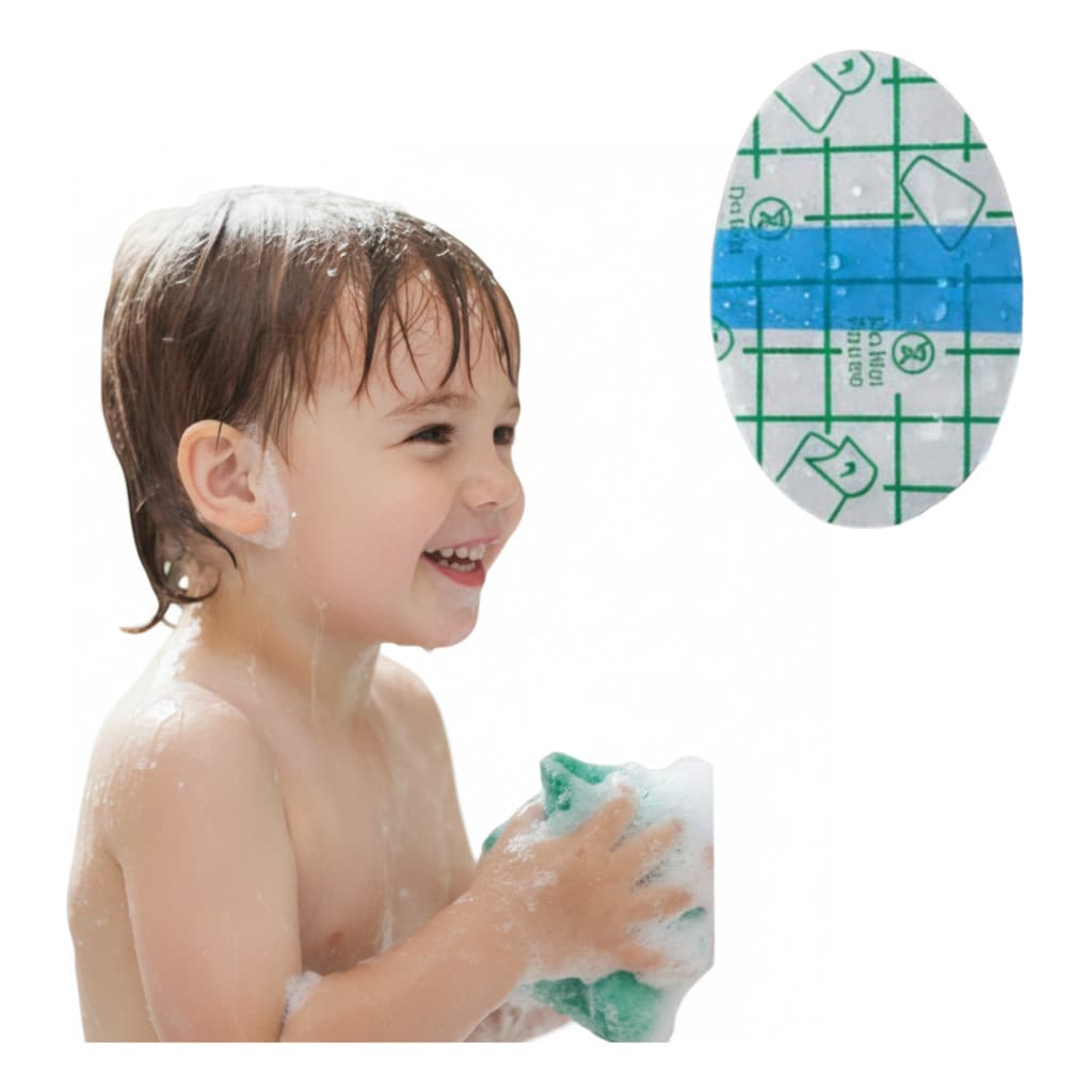 Kit 100 Protetores De Ouvido Bebê Impermeável Protetor de Orelha para Natação Infantil