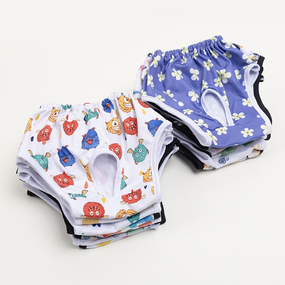 Fraldas Pet Menstrual Calças Absorvente Respirável