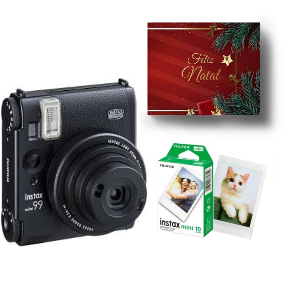 KIT Instax Mini 99 PRO Fujifilm + 10 Fotos + Álbum NATAL