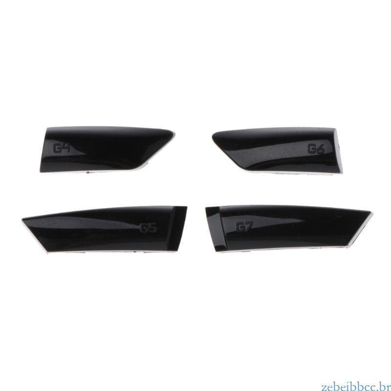 zebeibbcbr Peças Reposição Para 4 Teclas Laterais Botões G4 G6 G7 G900 G903