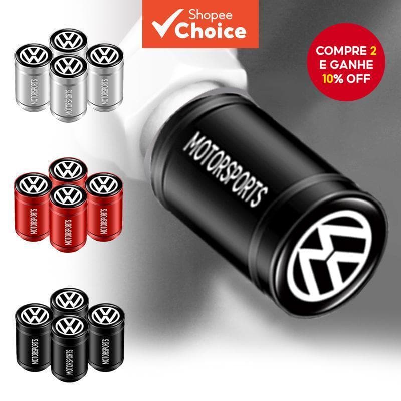 4 Tampas De Válvula Cilíndricas Dos Pces-Capas Da Haste Roda À Prova De Vazamento Para VW Jetta , Golf , Passat