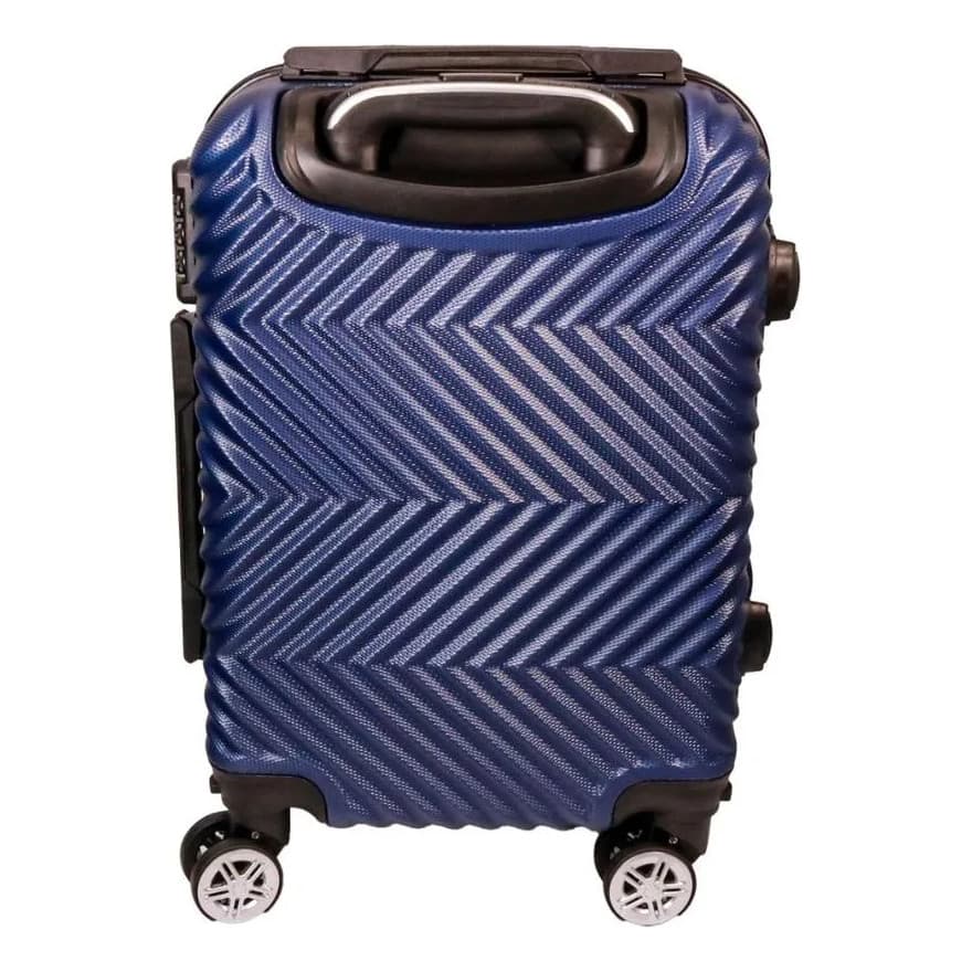 Mala Viagem Bordo 18 Rigida 10kg Roda Removivel 360 Azul