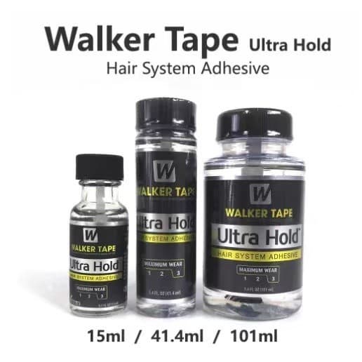 Cola Ultra Hold 15ml/41.4ml/101ml C/pincel Capilar Wig Prótese Fulllace Walker Tape